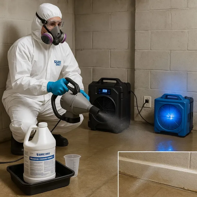 Sanitization and Odor Removal process in Caln, PA