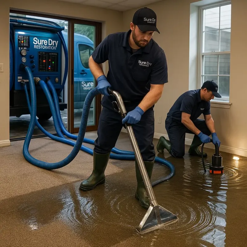 Water Extraction and Removal process in Caln, PA